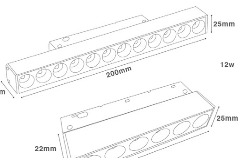 Magnetic Lazer technical drawing